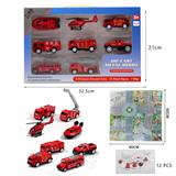 OBL10102334 - 1:60回力消防车8只装套装