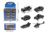 OBL10102363 - 特警车模型（6款混/展示盒24只装）
