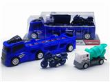 OBL10103336 - 滑行拖头车载回力摩托回力工程车