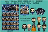 OBL10106049 - 2.8寸POP亚当斯一家单只+3张卡片 锡袋装8款 16只大板 卡片和8款公仔随机  （PVC软胶环保料）