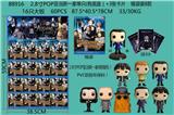 OBL10106051 - 2.8寸POP亚当斯一家单只（有底座）+3张卡片 锡袋装8款 16只大板 卡片和8款公仔随机  （PVC软胶环保料）