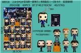 OBL10106053 - 2.8寸POP亚当斯一家单只（有钥匙扣）+1张卡片 胶锡袋装8款 20只大板 卡片和8款公仔随机  （PVC软胶环保料）
