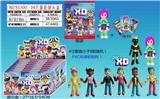 OBL10106099 - 4寸酷跑小子单只+3张卡片 锡袋装 24只锡袋展示盒 卡片和8款公仔随机 （PVC环保软胶料）