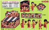 OBL10106146 - 3.5寸灌篮高手公仔单只+3张卡片 锡袋装 24只锡袋展示盒 卡片和5款公仔随机 （PVC软胶环保料）