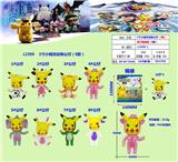 OBL10106150 - 3寸小精灵动物公仔（8款）单只公仔锡装（8款混）PVC环保料