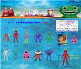 OBL10106205 - 3-4寸新款班班花园公仔（14款）单只公仔锡袋装(10款混)PVC环保料