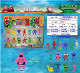 OBL10106213 - 3-4寸新款班班花园公仔（14款）14只公仔卡装（1款）PVC环保料