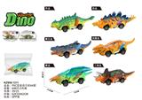 OBL10107706 - PVC恐龙回力车A4款