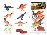 OBL10109357 - PVC恐龙动物套装（10PCS）