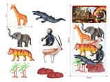 OBL10109396 - PVC野生动物套装（10PCS）