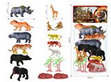OBL10109401 - PVC野生动物套装（16PCS）