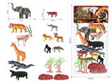 OBL10109402 - PVC野生动物套装（16PCS）