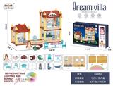 OBL10109463 - DIY自装别墅套装带灯光音乐配1只4.5寸实身芭比