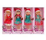 OBL10109583 - 14寸搪胶手加厚空身3D眼圣诞肥童娃娃（带音乐）