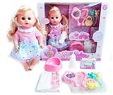 OBL10111190 - 14寸活眼12声喝水小便娃娃