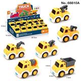 OBL10111819 - 卡通回力工程车（12PCS）