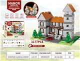 OBL10111842 - DIY建筑小能手欧式古典庄园（高配灯光版）（1177PCS）