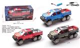 OBL10112350 - 1:16六轮福特皮卡电动万向带前灯光音乐赛车（包电3.7V锂电+USB线）