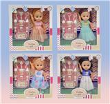 OBL10112700 - 10寸开窗盒搪胶手空身3D眼时尚肥童配零食配件（带4声IC）