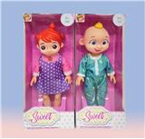 OBL10112749 - 10寸开窗盒搪胶手空身cocomelon西瓜校巴JOJO超级宝贝(带音乐)