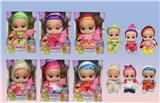OBL10112752 - 8寸开窗盒全身搪胶有头发哭泣娃娃带4声IC