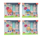 OBL10112799 - 8寸全身搪胶cocomelon西瓜校巴JJ超级宝贝带音乐带配件