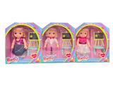 OBL10112926 - 12寸空身时尚肥童咪露娃娃带教学配件(带音乐)