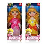 OBL10116901 - 10寸3D眼超级玛丽5关节空身身体玛丽亚公主带音乐带皇冠2款混装THESUPER MARIO BROS.MOVIE