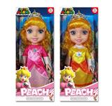 OBL10116906 - 14寸3D眼超级玛丽5关节空身身体玛丽亚公主带灯光音乐带皇冠2款混装THESUPER MARIO BROS.MOVIE