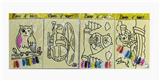 OBL10118201 - 27.5*20.5CM宽9色沙画