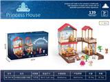 OBL10118254 - DIY拼装小桥花园别墅（带灯）
139PCS