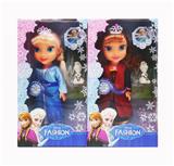 OBL10120089 - 14寸空身带IC冰雪娃娃 带皇冠+雪宝 （2款混）