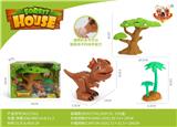 OBL10121880 - 恐龙游戏乐园恐龙4款1色混装