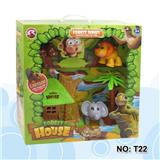 OBL10121883 - 森林派对(棕熊/狮子/大象)