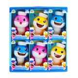 OBL10124179 - 2021新款厨师搪胶鲨鱼宝贝带灯光音乐6pcs三款混装