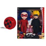 OBL10124206 - 18寸全身搪胶瓢虫女孩瓢虫男孩双人带悠悠球带主题曲音乐