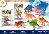 OBL10127260 - 3只艳色恐龙2款混