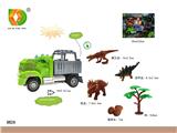 OBL10127499 - 霸王龙回力车场景套装，配1树3蛋3小龙