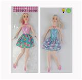 OBL10127754 - 11寸实身关节腿灯光音乐（包电3个LR44）喷油身芭比公主