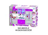 OBL10129262 - 冰箱+洗菜盆+微波炉(灯光音乐配3粒AG13电子)