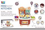 OBL10130319 - 过家家套装仿真餐具仿真厨房玩具孩宝宝迷你厨具生日礼物餐具（红）（过家家仿真小餐台餐桌迷你厨房厨具套装厨房过家家厨房）