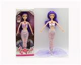 OBL10133356 - 12寸关节实身音乐灯光美人鱼芭比