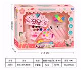 OBL10134138 - 皇冠二层儿童彩妆女孩过家家套装仿真彩妆玩具DIY彩妆儿童化妆品玩具套装生日礼物