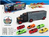 OBL10135263 - 滑行收纳货柜拖头车带6只跑车（AB车仔）