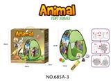 OBL10135646 - 动物帐篷带投影（塔型）/儿童室内外游戏屋 带海洋球