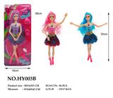 OBL10136406 - 11寸实身花仙子带灯光音乐
手脚有关节