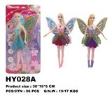 OBL10136418 - 11寸实身花仙子 带灯光音乐