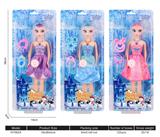 OBL10136587 - 冰雪娃娃带灯光音乐3款3色混装