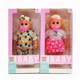 OBL10137743 - 12寸空身带音乐IC奶嘴娃娃 带奶嘴 2款混