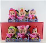 OBL10138332 - 8寸单只装搪胶PVC（带IC音乐和奶瓶奶嘴）哭泣娃娃系列